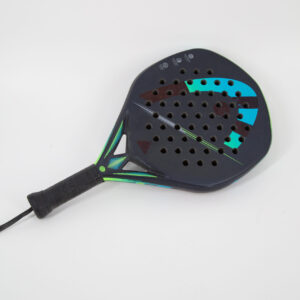 Racchetta Padel Nera e Azzurra - 1 Pezzo