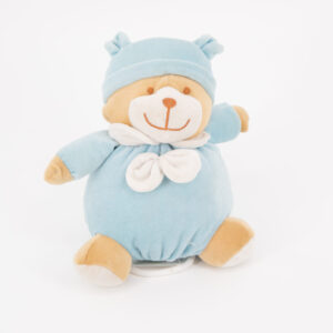 Peluche Orso Marrone e Azzurro - 1 Pezzo