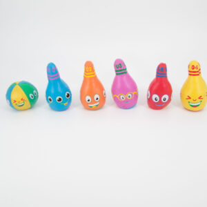 Giocattoli Bowling Multicolore - 6 Pezzi