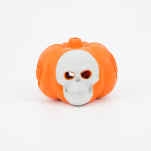 Zucca Halloween con Teschio - 1 Pezzo
