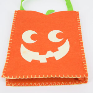 Sacchetto Arancione Zucca Halloween - 1 Pezzo