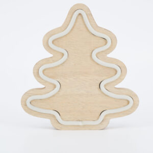 Lampada A Neon Albero Natale L22xH24cm - 1 Pezzo