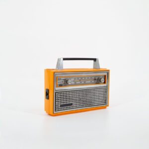 Radio Arancione Vintage L25xH21cm - 1 Pezzo