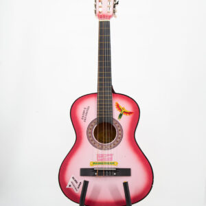 Chitarra Rossa e Rosa H96cm - 1 Pezzo