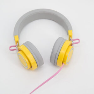 Cuffie Giallo e Grigio - 1 Paio