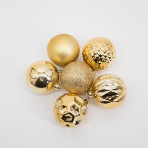 Palline di Natale Oro Medie - 33 Pezzi