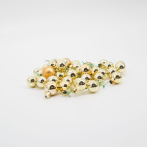 Palline di Natale Oro Piccole - 20 Pezzi