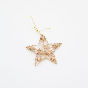Stella di Natale Oro - 1 Pezzo