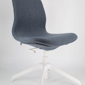 Sedia Girevole Blu/Bianca - 1 Pezzo