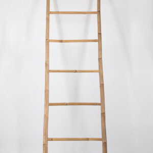 Scala In Bambù L45xH190cm - 1 Pezzo
