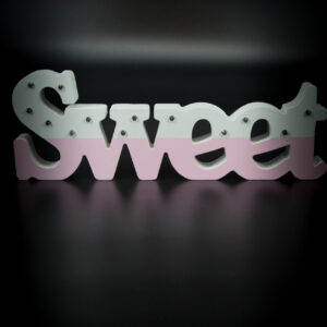 Scritta Sweet - 1 Pezzo