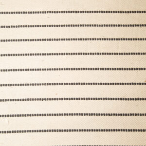 Tappeto Righe Beige/Nero L144xP77cm - 1 Pezzo