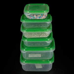 Tupperware Trasparente Plastica - 6 Pezzi