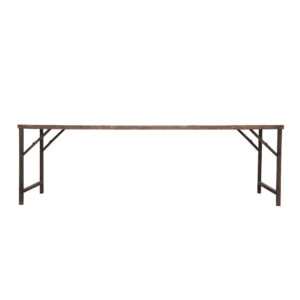 Tavolo Di Metallo L250xH77xP61,5cm - 1 Pezzo