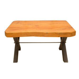 Tavolino In Legno Massello L80xH73xP42cm - 1 Pezzo