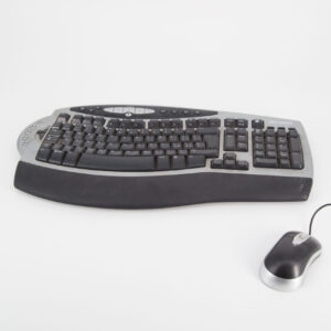 Tastiera e Mouse Pc Nera - 2 Pezzi