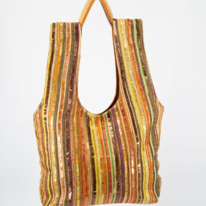 Borsa Multicolore Arancione L30xH46cm - 1 Pezzo