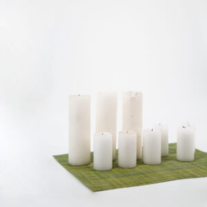 Candele Bianche - 9 Pezzi
