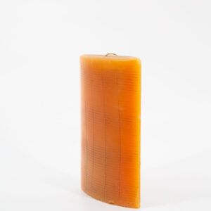 Candela Arancione L17xH25cm - 1 Pezzo