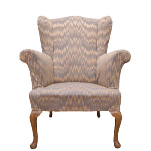 Poltrona Vintage Fantasia Beige L79xH100xP65cm - 2 Pezzi