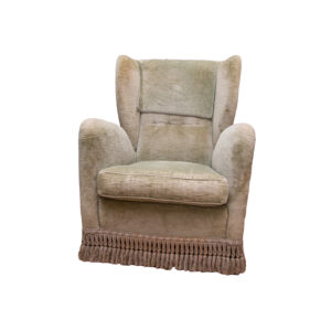 Poltrona Vintage Beige L72xH104xP70cm - 1 Pezzo