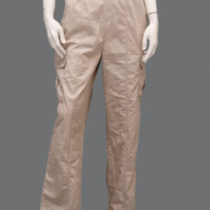 Pantalone Beige Donna 44IT Cotone - 1 Paio