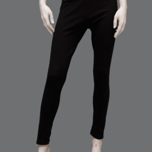 Leggings Nero Donna 44IT Cotone - 2 Paia