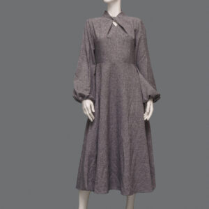 Abito Grigio Lungo Donna L - 1 Pezzo