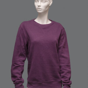 Felpa Viola Donna M Cotone - 1 Pezzo