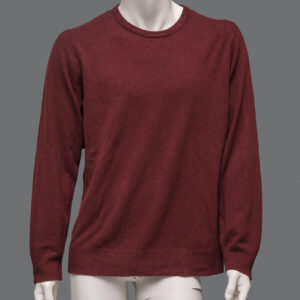 Maglione Bordeaux Uomo XXL Cotone - 1 Pezzo