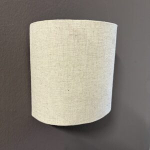 Lampada Scenografica Artigianale con Paralume in Tessuto