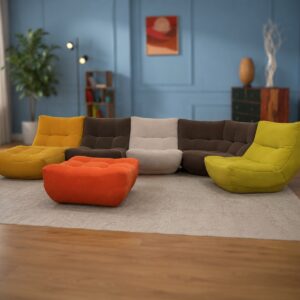 Divano Modulare Design Contemporaneo Multicolore