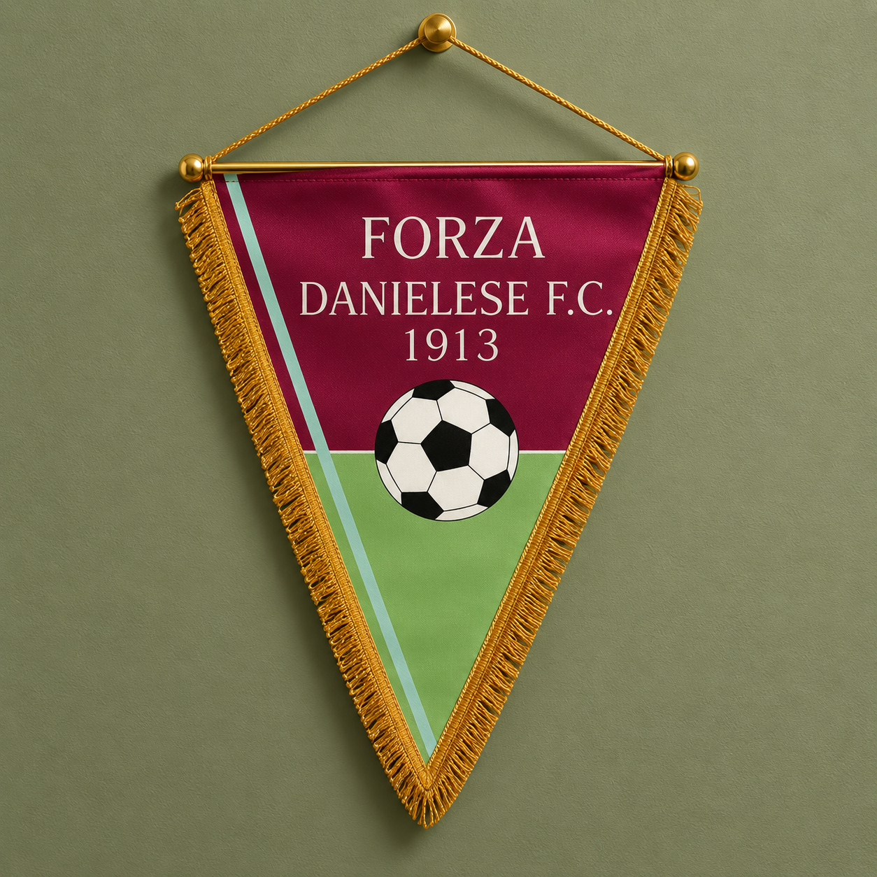 Bandiera da Calcio "Forza Danielese F.C." - immagine 2