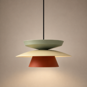 Lampadario Geometrico Multicolore