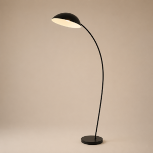 Lampada da Terra ad Arco Design Moderno Nera