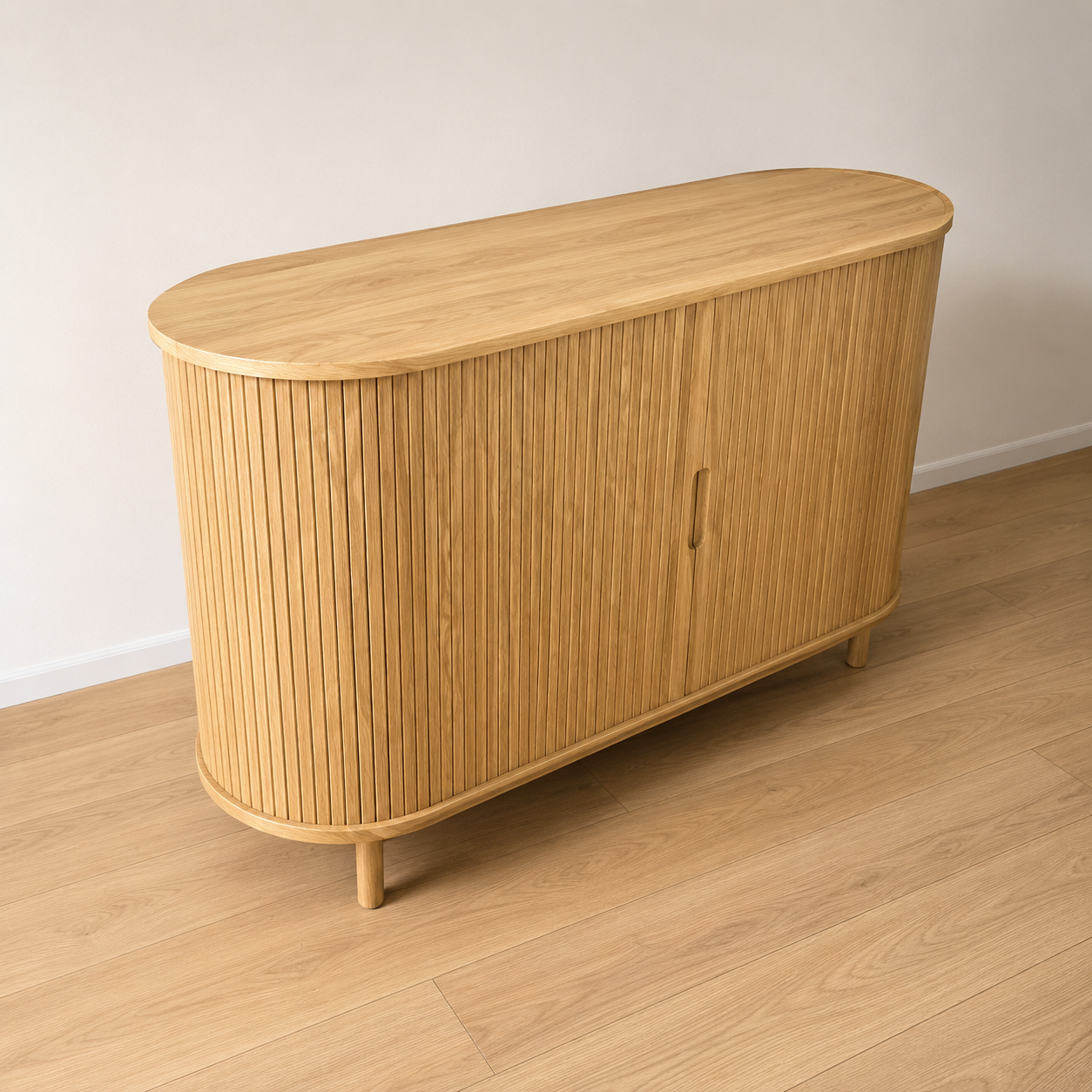 Mobile Contenitore in Legno Scanalato - immagine 2