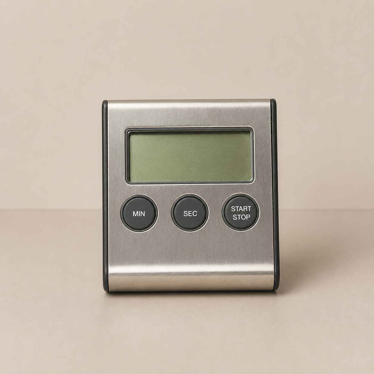 Timer Digitale da Cucina con Finitura Spazzolata - immagine 2